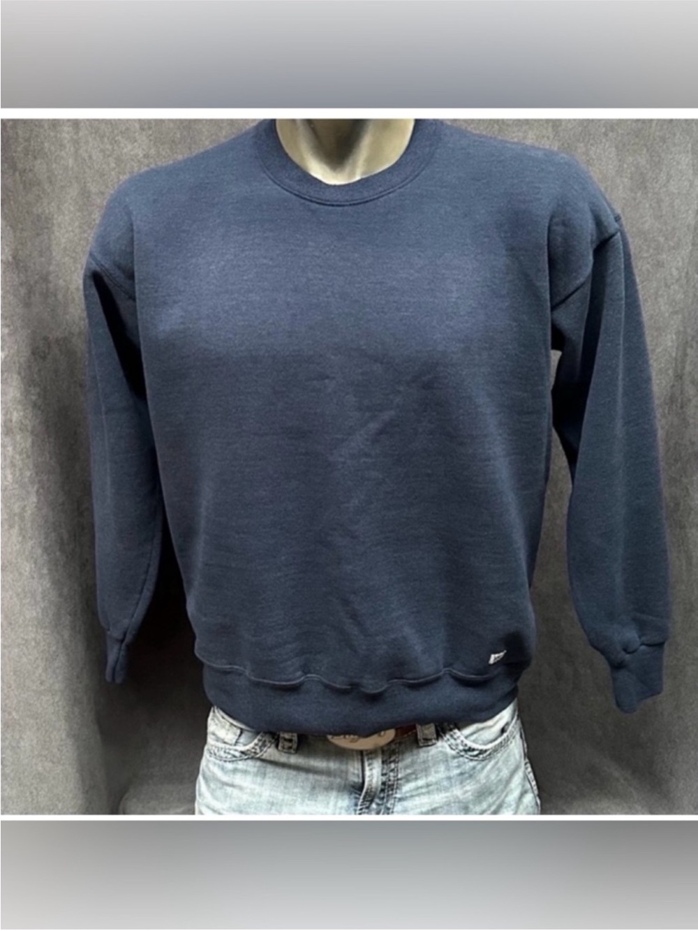 Vintage Lee sweatshirt mens XL navy blue blank